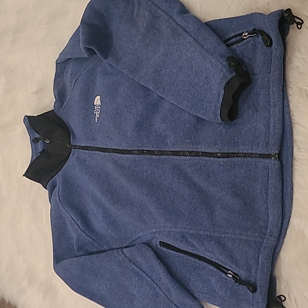 The North Face Blue Fleece Coat Size M